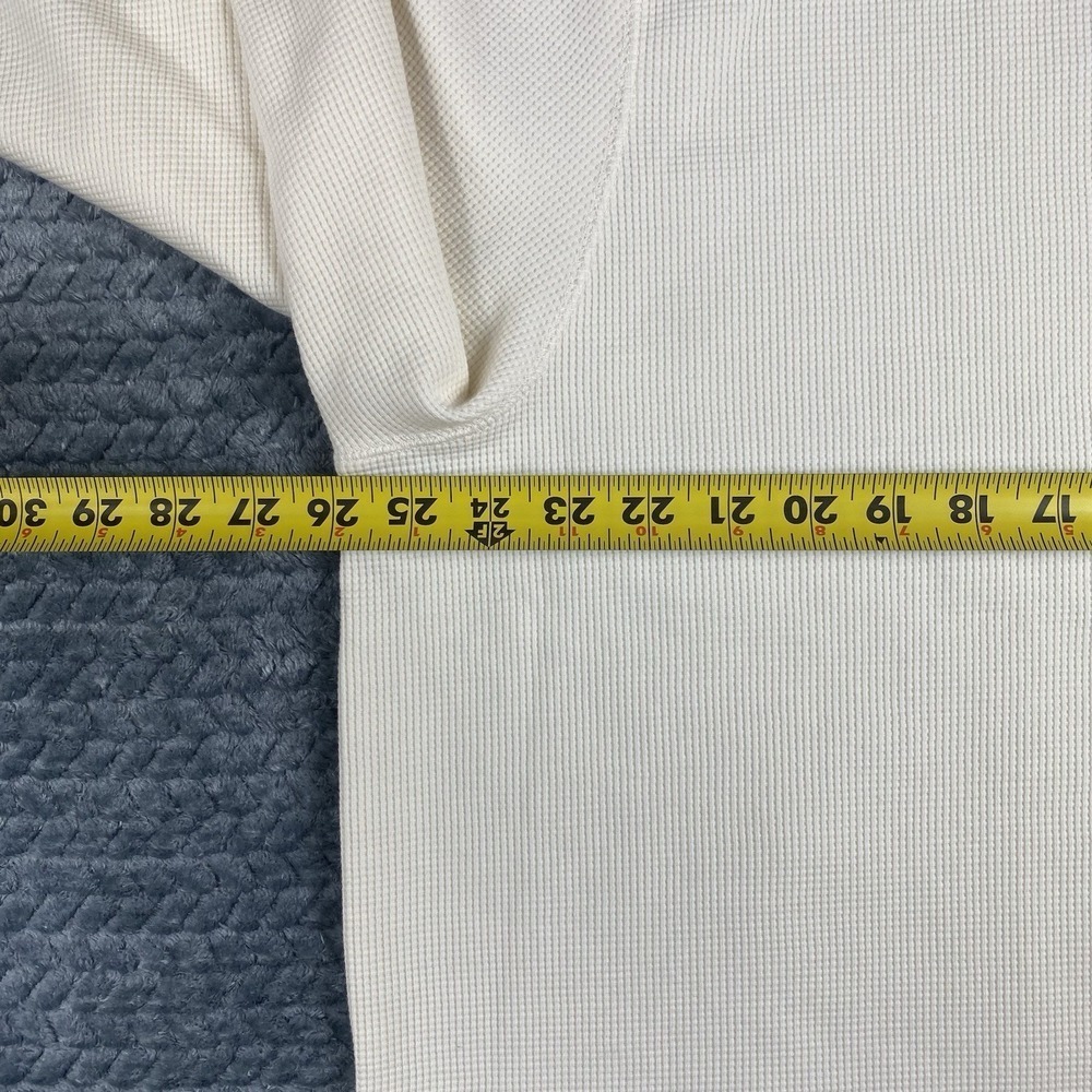 Eddie Bauer Thermal Henley Long Sleeve Hunting Shirt Mens 2XL Undyed White NWT - Picture 10 of 12